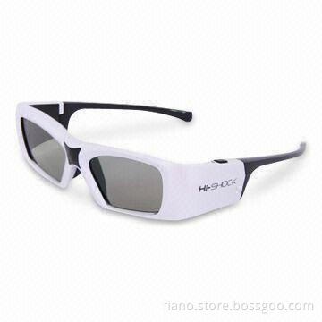 3D TV Glasses with 0 to 40 C Operating Temperatures and Anti-interference IR Communication